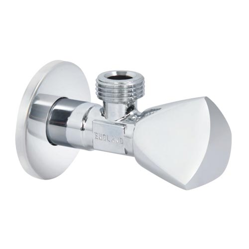 Chrome Brass Bathroom Kitchen Two way  Angle Stop Valve