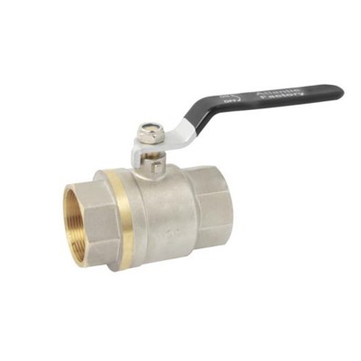 Nickel plated brass ball valve for cold hot wate